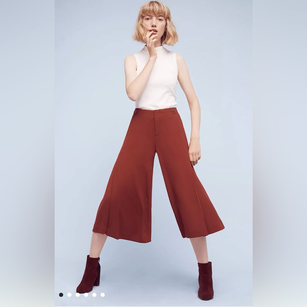 The Essential Culotte by Anthropology Size 2